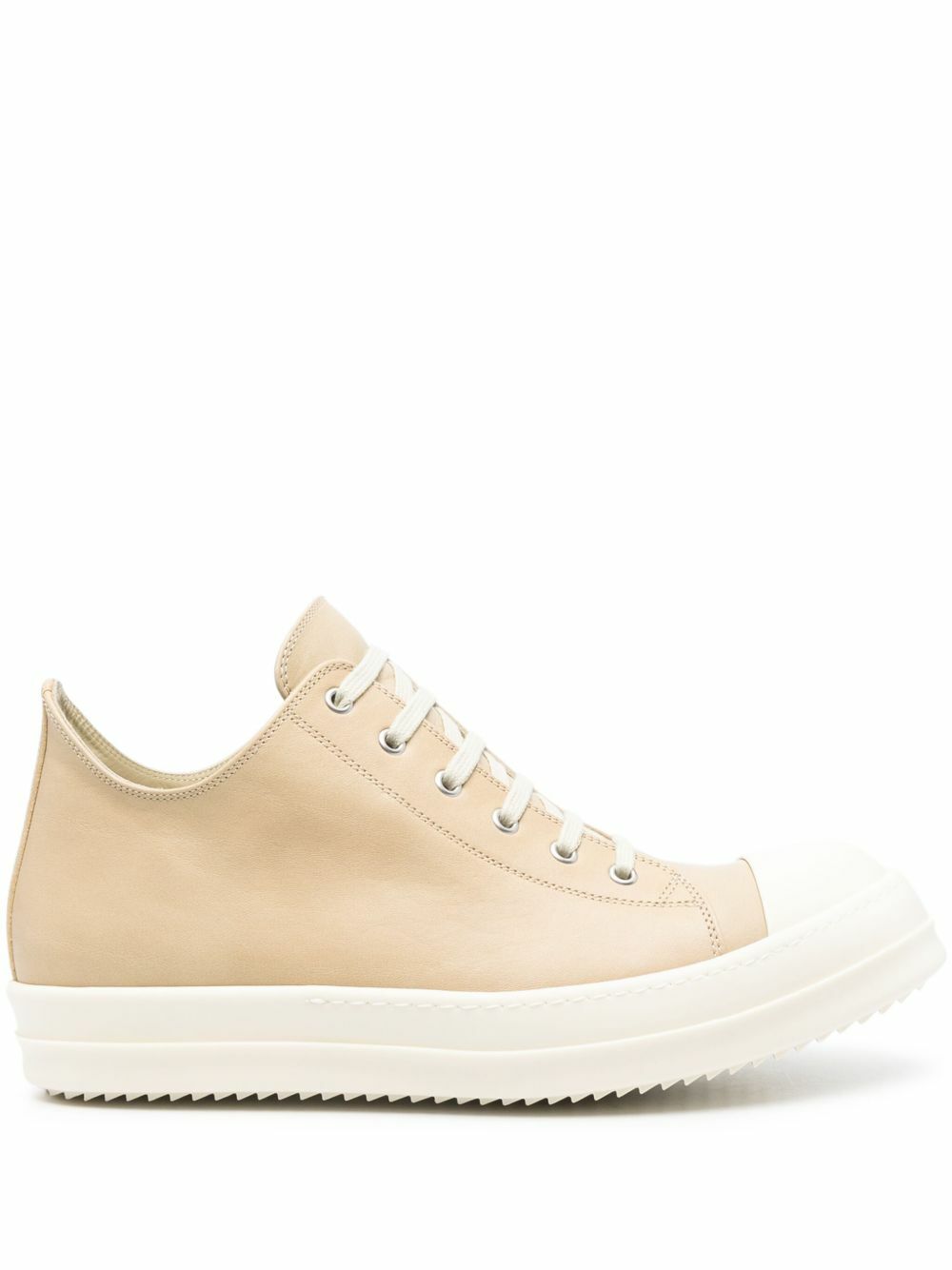 Rick Owens Khaki Porterville Jumbolaced Padded Low Sneakers