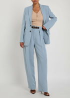 Victoria Beckham Woven Blazer Grey
