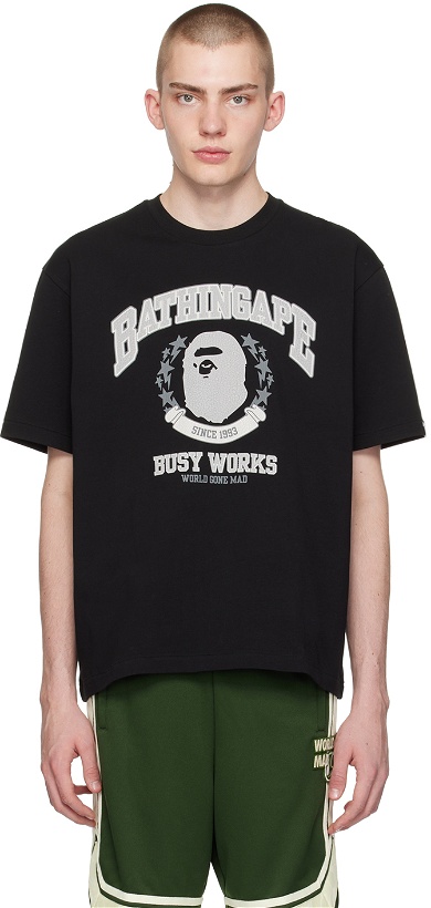Photo: BAPE Black Relaxed-Fit T-Shirt