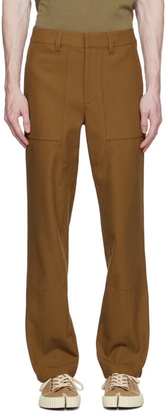 Photo: Helmut Lang Brown Utility Trousers