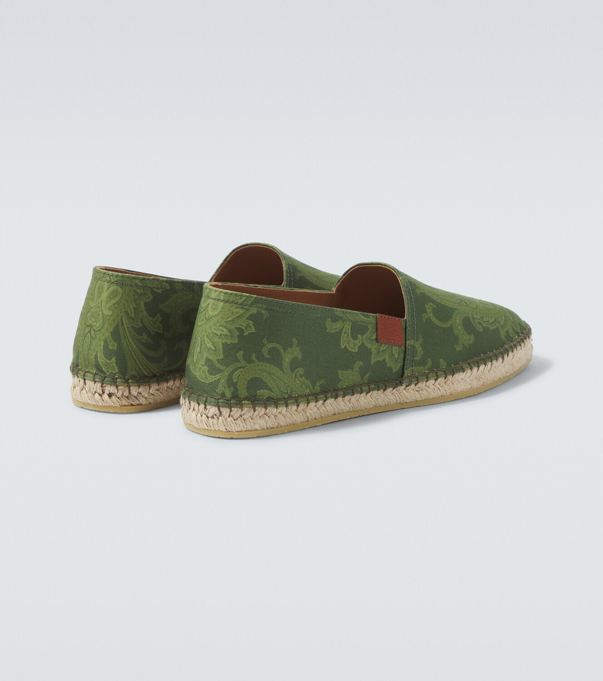 Etro Paisley gabardine espadrilles