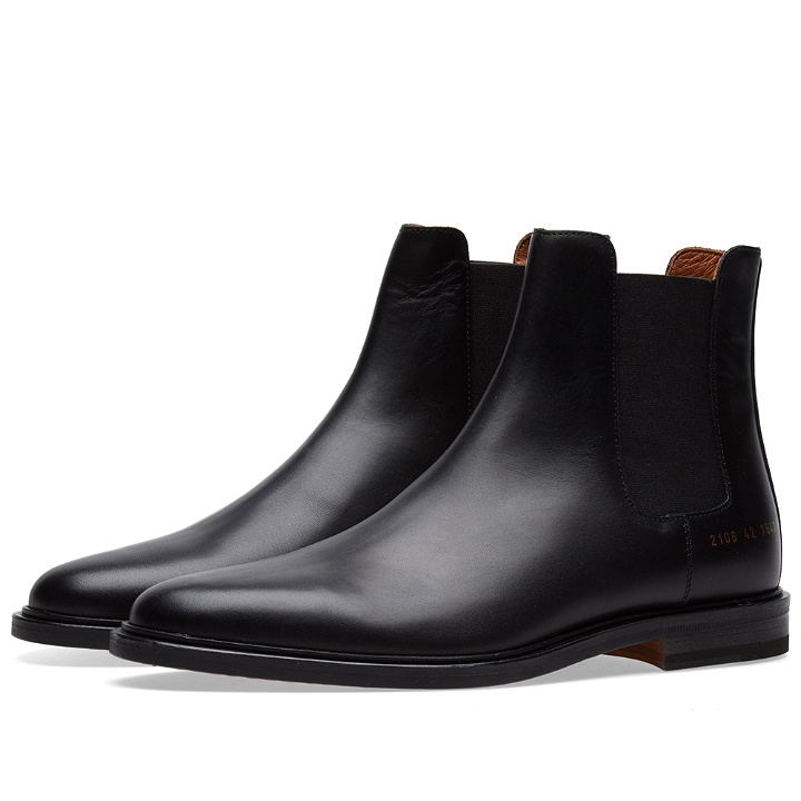 Photo: Common Projects Chelsea Boot Black