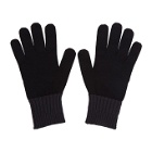 Fendi Black and Grey Bag Bugs Gloves