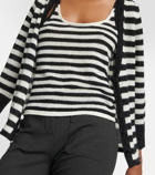 Dorothee Schumacher Striped cardigan and tank top set