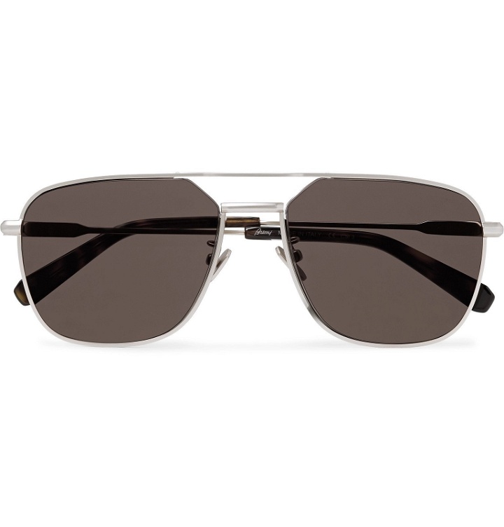 Photo: Brioni - Aviator-Style Gold-Tone Sunglasses - Brown