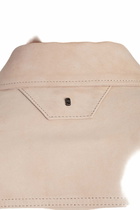 Salvatore Santoro Leather Jacket In Beige Leather