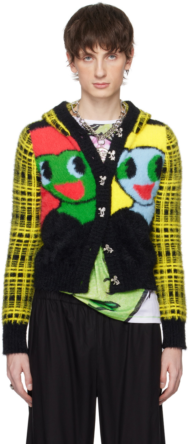 Chopova Lowena Bleu Knot Eye Cardigan Chopova Lowena