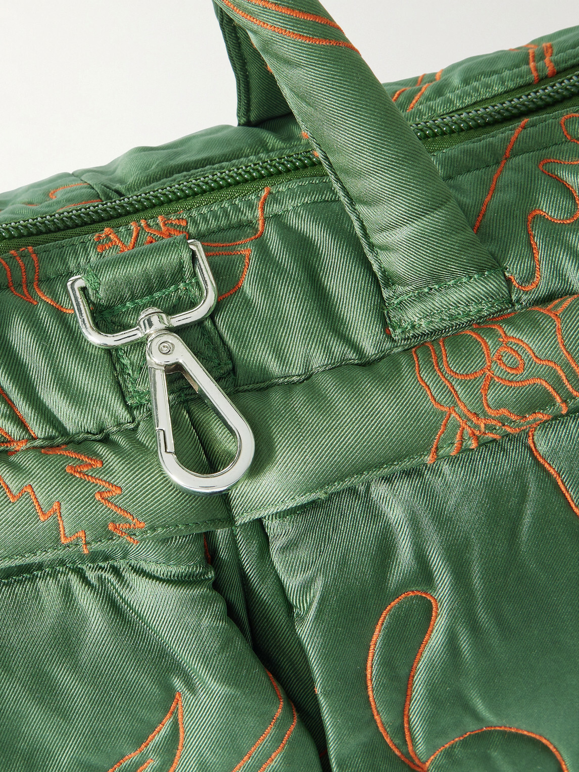 Kardo - Embroidered Silk-Twill Tote