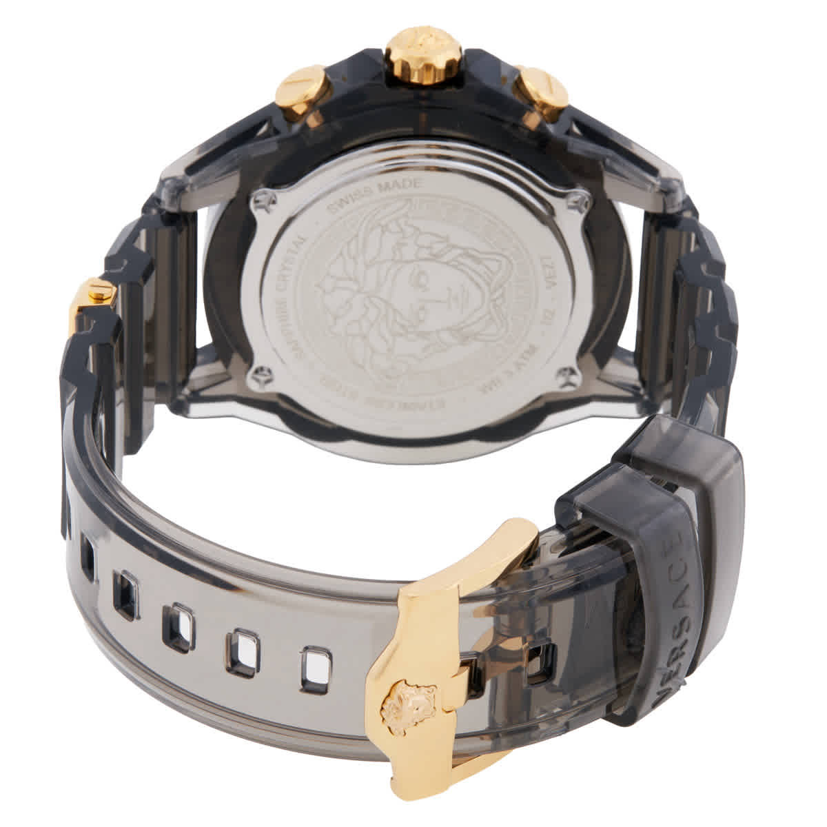 Versace Icon Active Chronograph Quartz Black Dial Unisex Watch VEZ700421