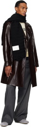 MM6 Maison Margiela Black Wool Scarf