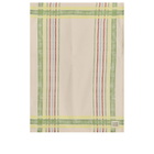 Damson Madder Women's Nonna House - Set Of Two Tea Towels in Yellow/Green 