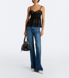 Chloé Ruffled silk crêpe de chine top