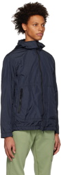 Stone Island Navy Garment-Dyed Jacket