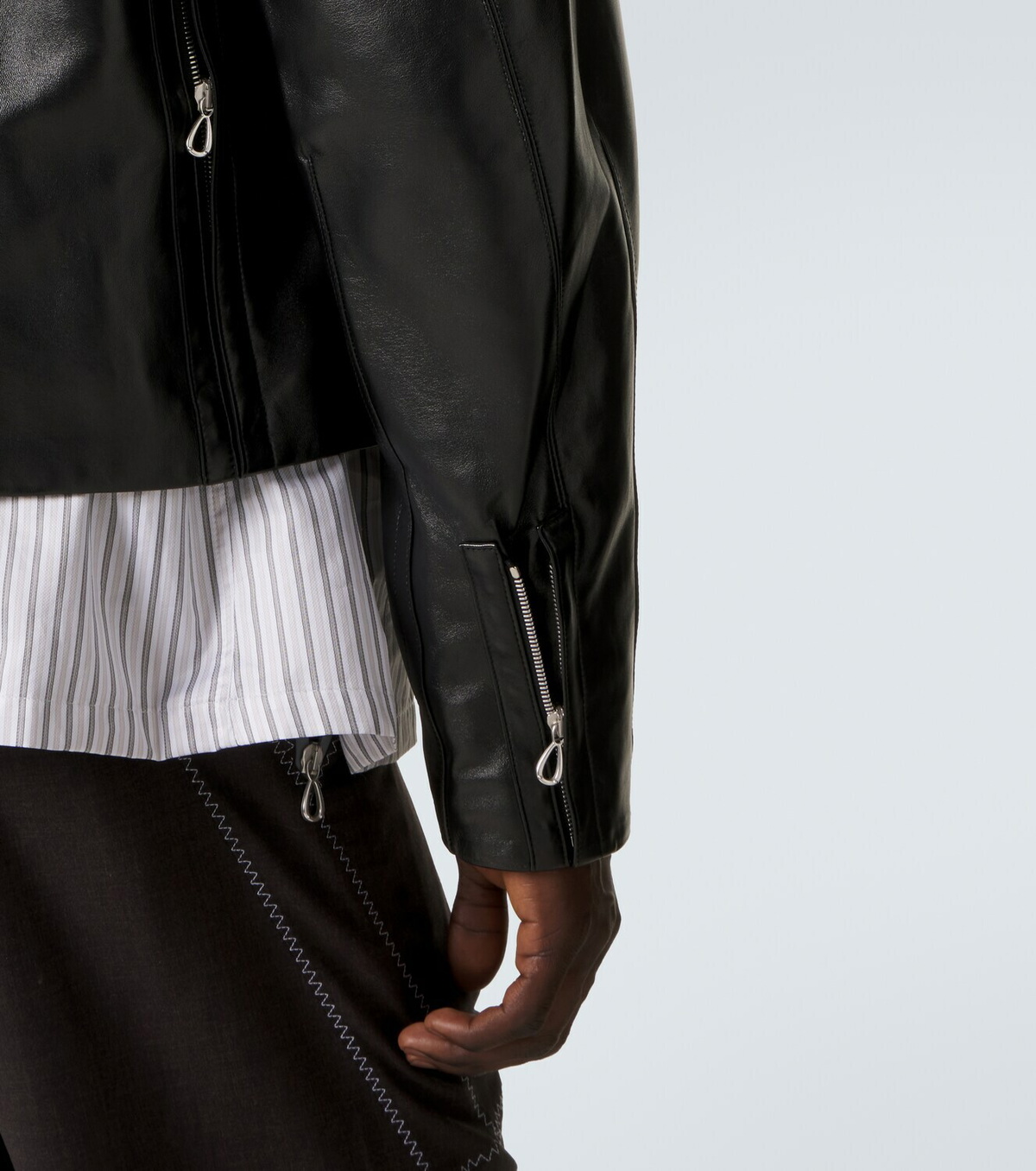 Kiko Kostadinov Lur leather jacket
