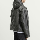 Cole Buxton Men's CB Hooded Leather Jacket in Black