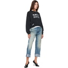 R13 Blue Cuffed X-Boyfriend Jeans