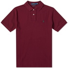 Polo Ralph Lauren Men's Slim Fit Polo Shirt in Classic Wine