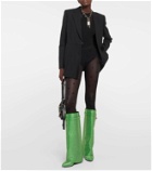 Givenchy Shark Lock embellished knee-high boots