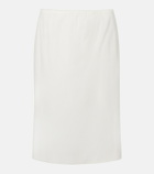 The Row Ivera silk-blend chiffon midi skirt
