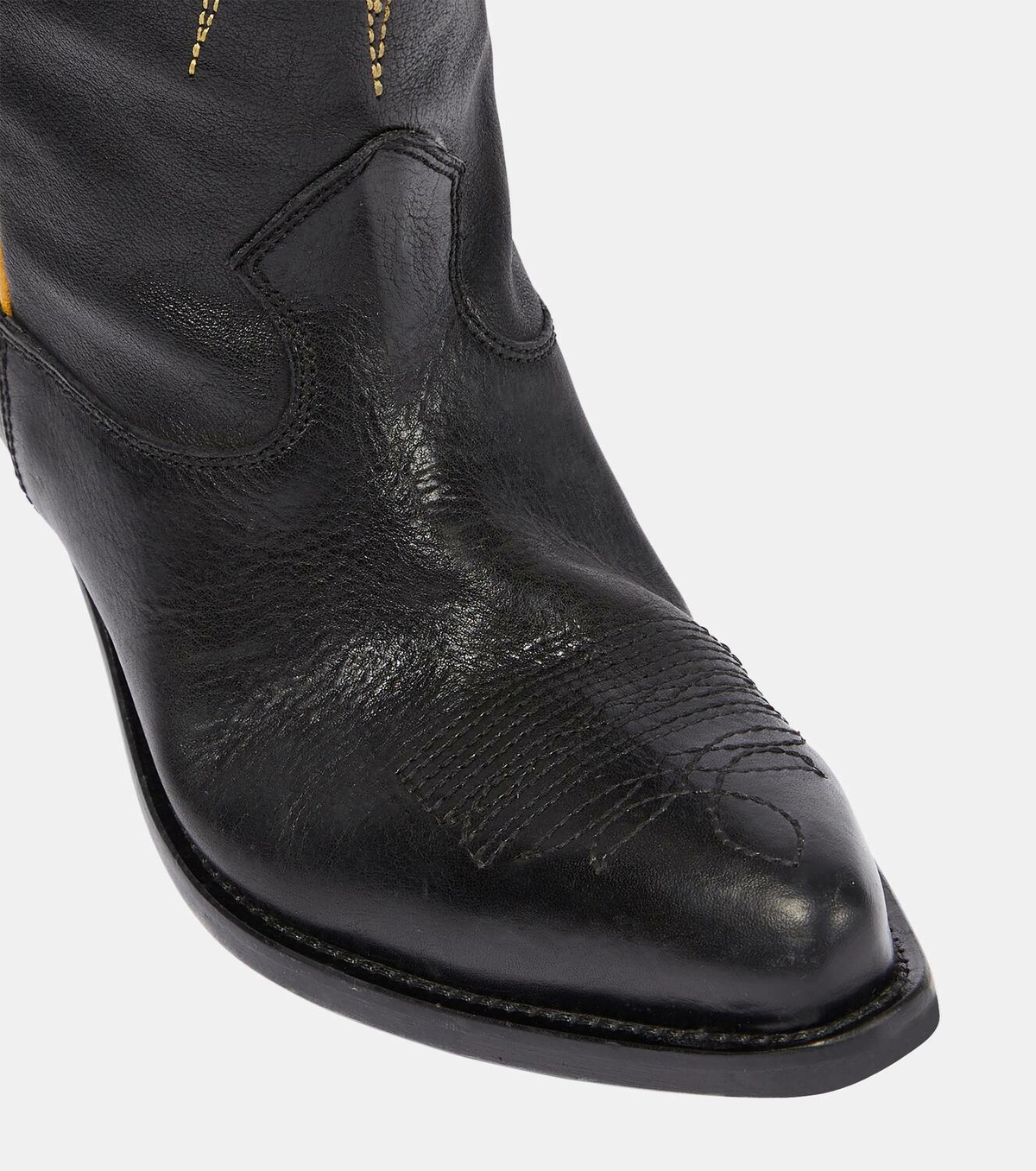 Golden Goose Embroidered leather cowboy boots