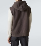 Our Legacy Motor cotton jersey zip-up vest