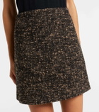 Blazé Milano Coci wool-blend tweed miniskirt