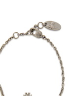 Vivienne Westwood Mini Bas Relief orb Bracelet - Dark Grey - One Size