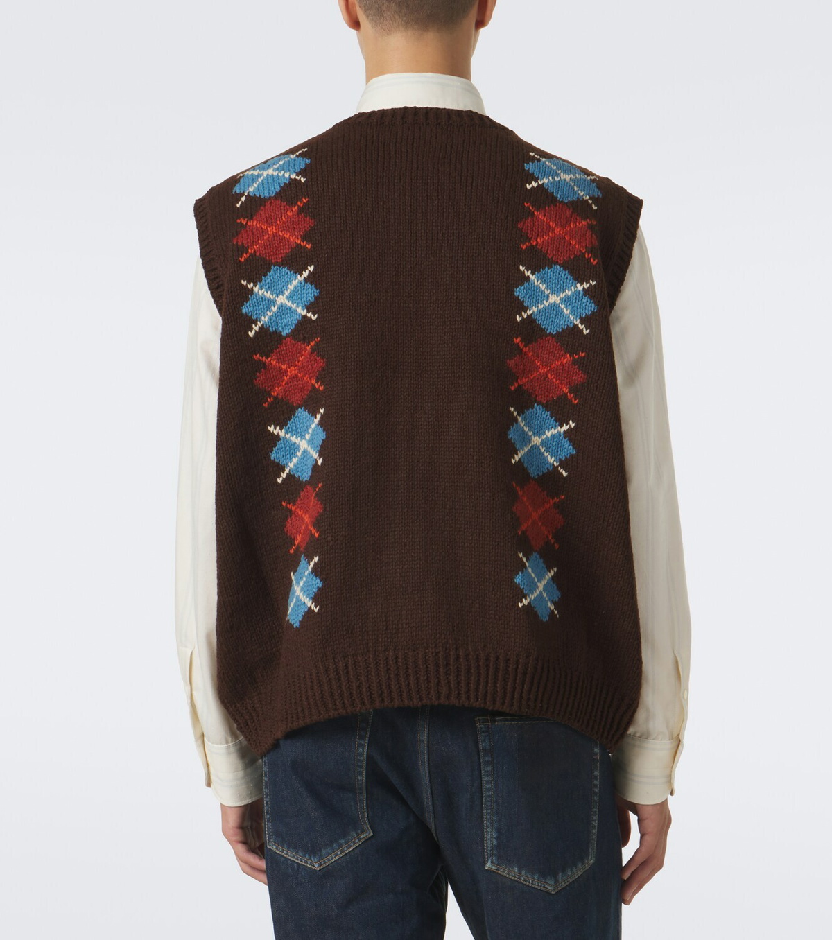 Visvim Diamante wool and cashmere sweater vest