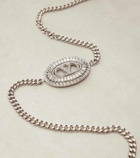 Valentino VLogo crystal-embellished chain belt