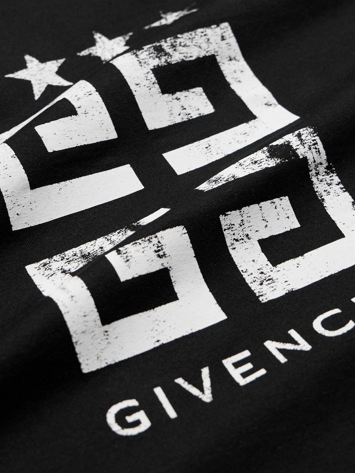 Givenchy - 4G Logo-Print Cotton-Jersey T-Shirt - Black Givenchy