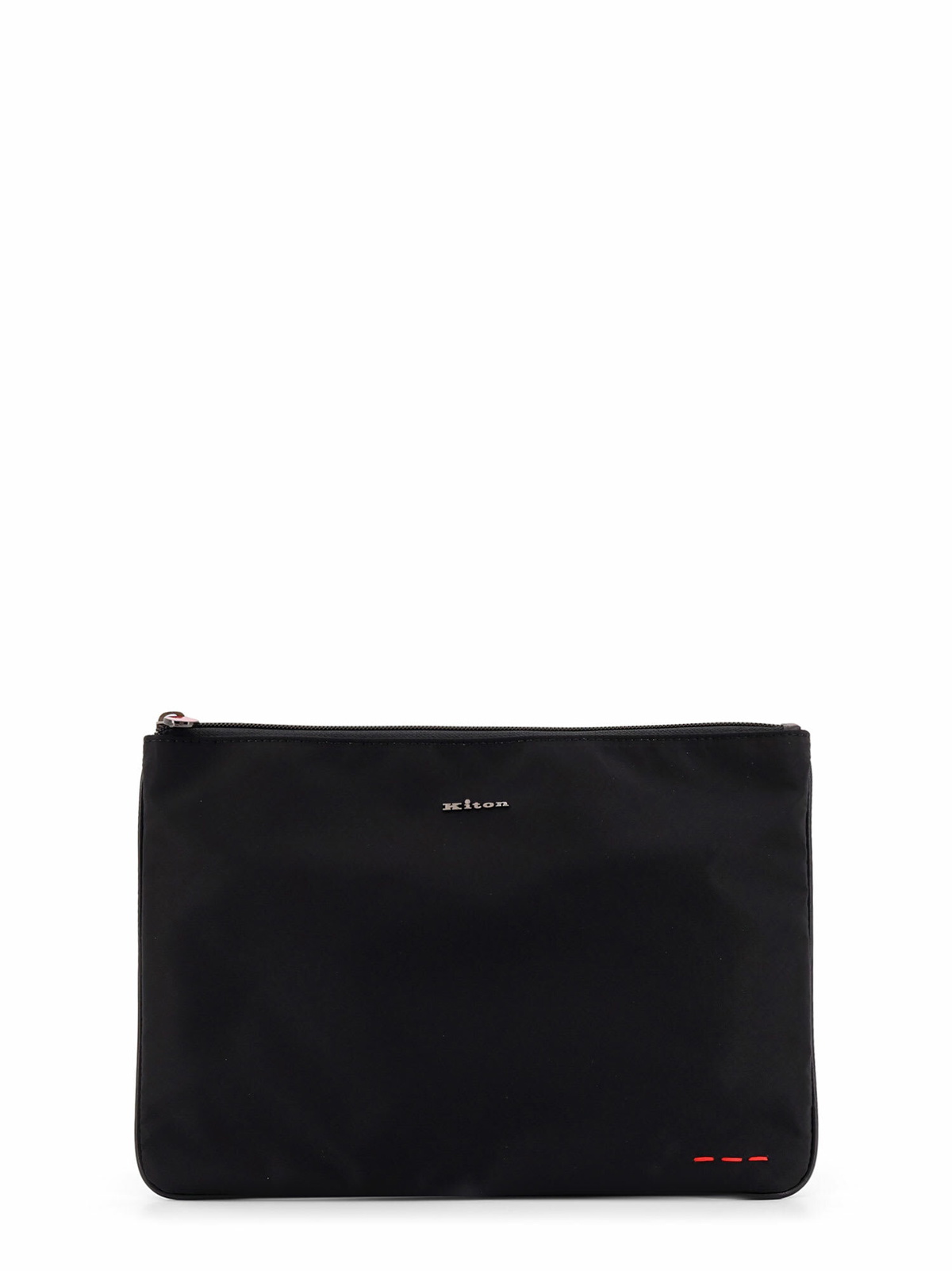メイクポーチ Kiton Beauty case in nylon Kiton Nylon Beauty Case With Metal Logo | italist