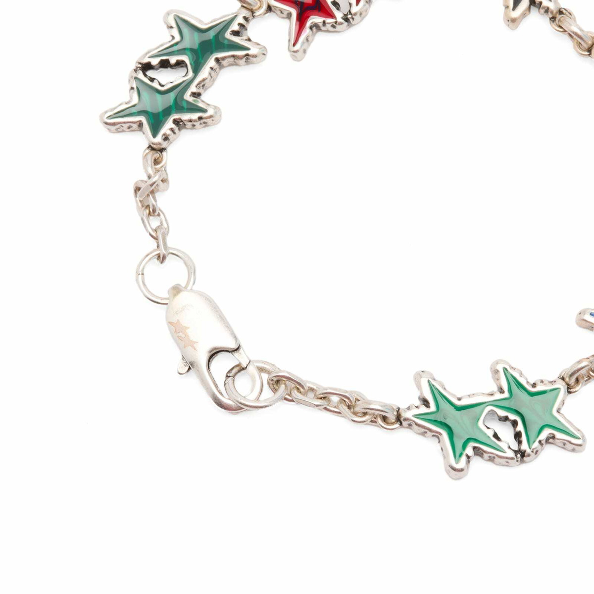 TwoJeys Melted Stars Bracelet Presented by END. in Silver