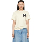 Moncler Beige Cotton Jersey Monogram T-shirt