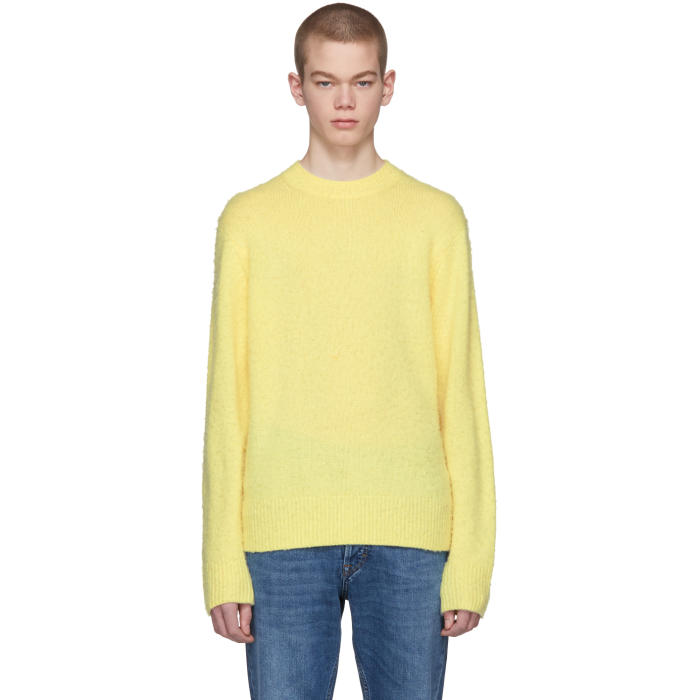 Photo: Acne Studios Yellow Peele Crewneck Sweater