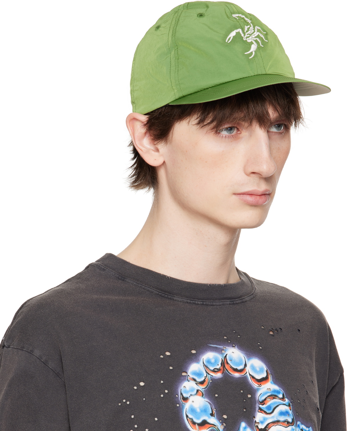 SATISFY Running FLITESILK™ナイロン キャップ グリーン Satisfy Green FliteSilk Running Cap Satisfy