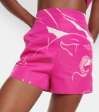 Valentino Printed silk crêpe de chine shorts