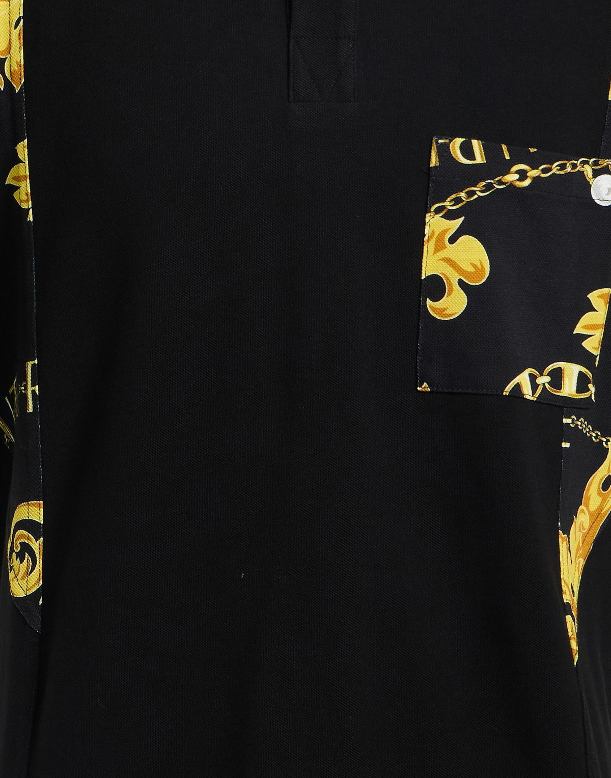 Versace Jeans Couture Mens Polo shirt in Black
