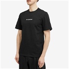 Han Kjobenhavn Men's Graphic Font T-Shirt in Black