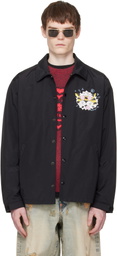 Kenzo Black Kenzo Paris 'KENZO Wild Tiger' Light Coach Jacket