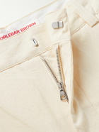 Orlebar Brown - Beckworth Straight-Leg Pleated Cotton-Gabardine Trousers - Neutrals