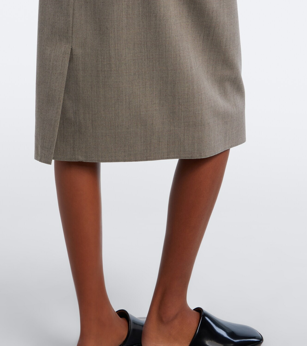 Calvin Klein Collection Eulalia wool midi skirt