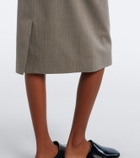 Calvin Klein Collection Eulalia wool midi skirt