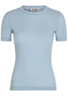 B Sides Vivien Cotton T-shirt Light Blue