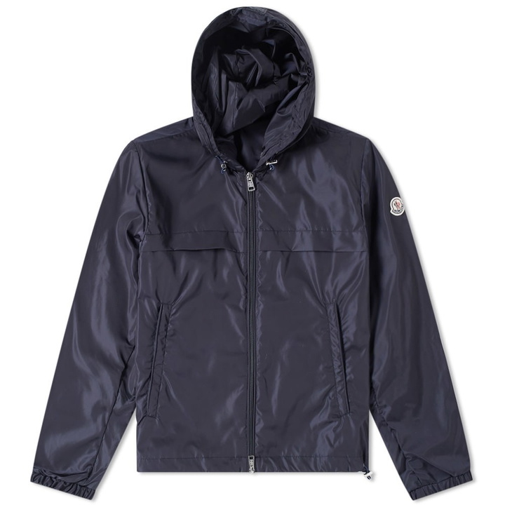 Photo: Moncler Gradignan Logo Double Hooded Windbreaker