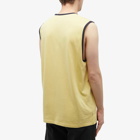 Fred Perry Men's x Raf Simons Printed Vest in Dirty Lime
