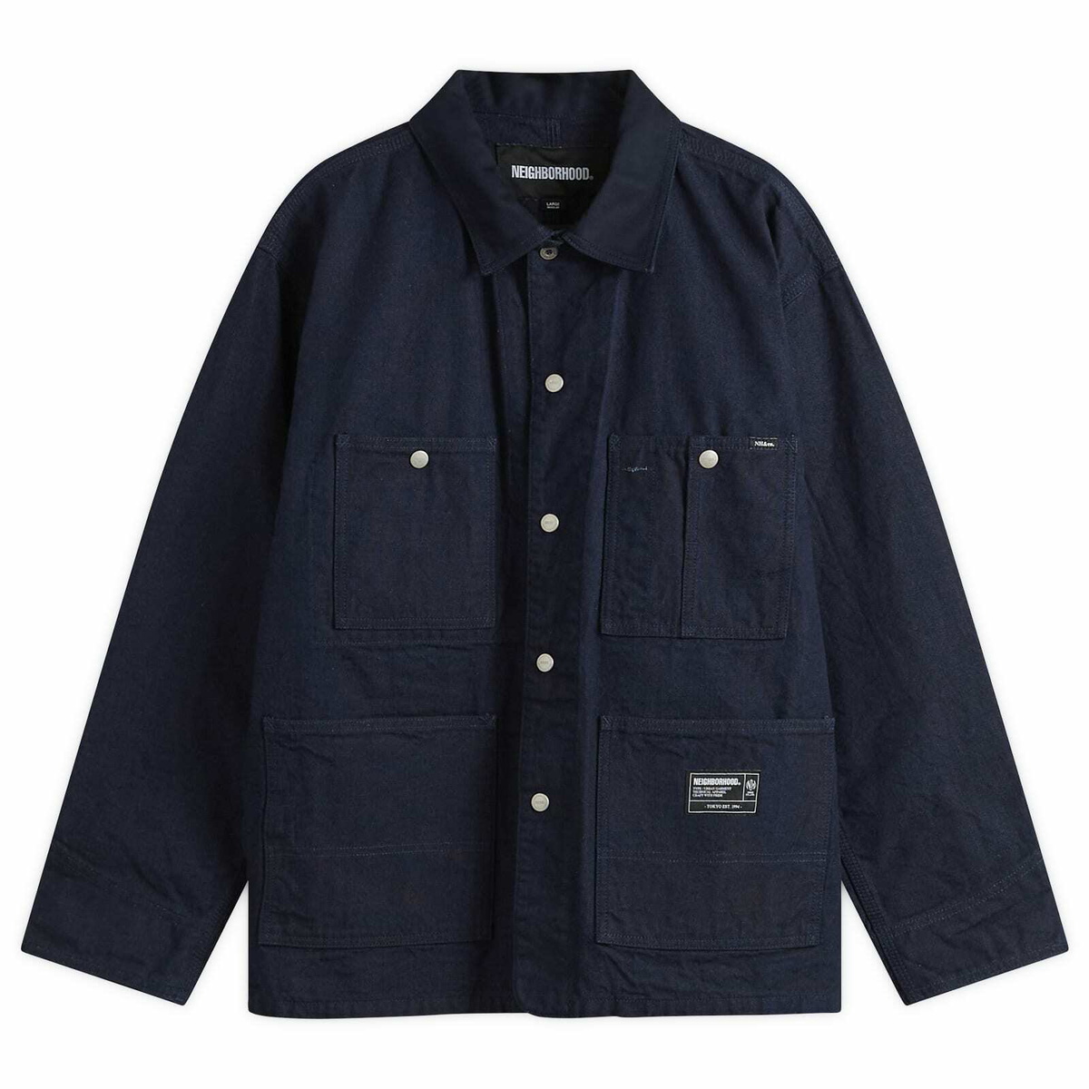 Neighborhood Men's Rigid Denim Type-2 Jacket in Indigo Neighborhood
