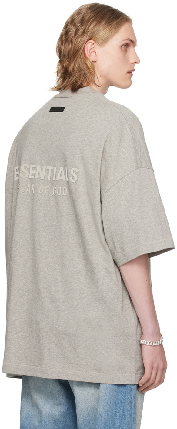 Fear of God ESSENTIALS Gray V-Neck T-Shirt Fear Of God