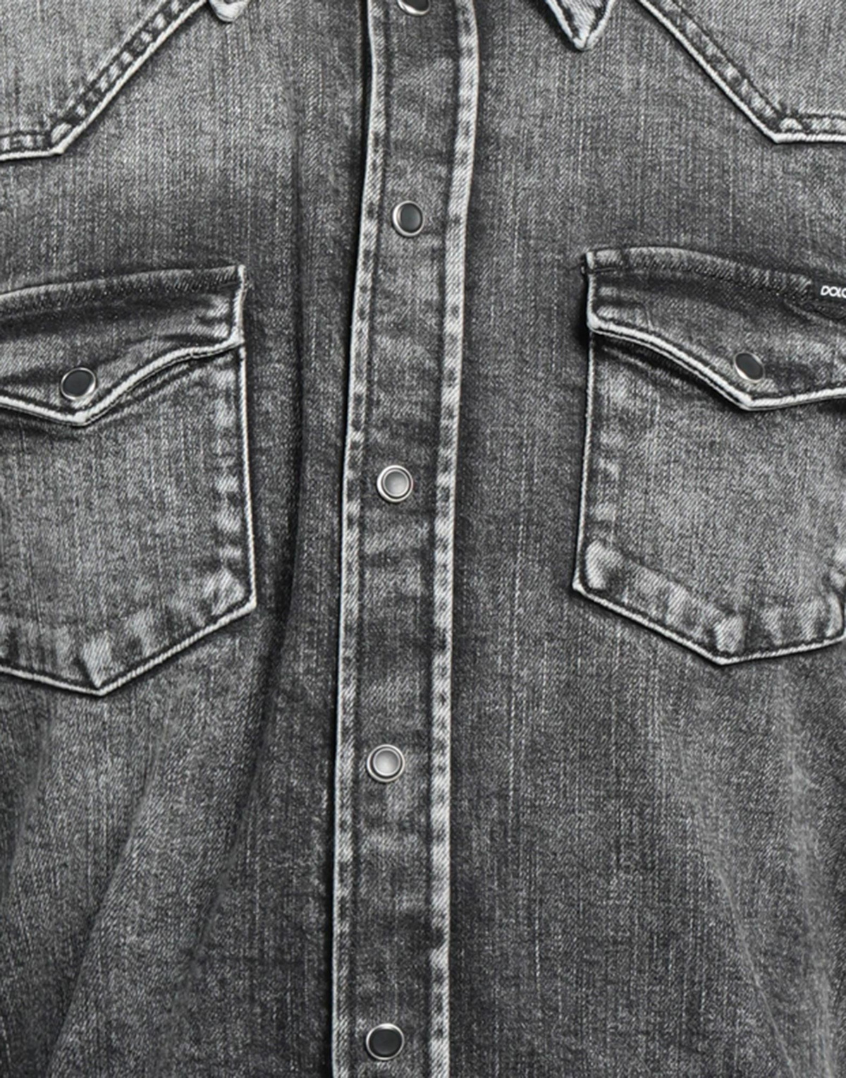 Dolce & gabbana Mens Denim shirt in Black