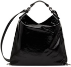 Junya Watanabe Black Crinkled Top Handle Bag