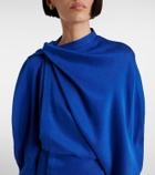 Ferragamo Asymmetric draped minidress
